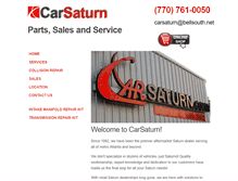 Tablet Screenshot of carsaturn.com